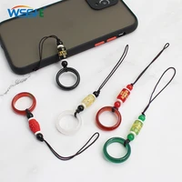short braid phone lanyard wrist strap for iphone huawei xiaomi samsung keychain camera strap id card gym usb hanging rope