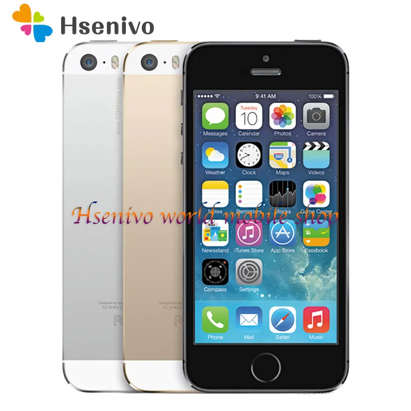 Apple iphone 5S б/у (95% новая) Dual Core 16 Гб/32 ГБ/64 Гб ROM 1 оперативной памяти 8MP камера IOS Touch ID