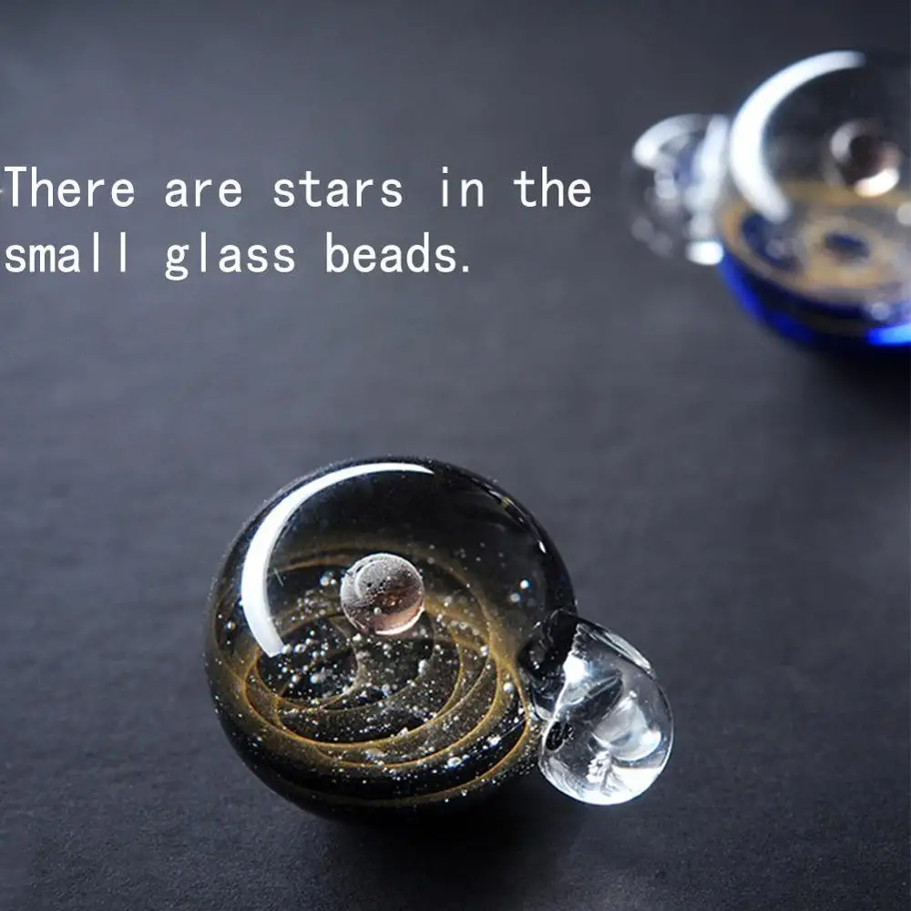 Ожерелье унисекс с изображением Галактики туманности космическая Вселенная