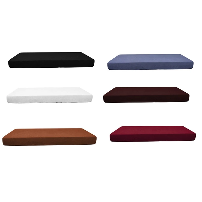 

Hot 1 Seat Waterproof Sofa Seat Cushion Cover Couch Stretch Slipcovers Protector Sofa Stretch Anti-Skid Waterproof Cushion Cover