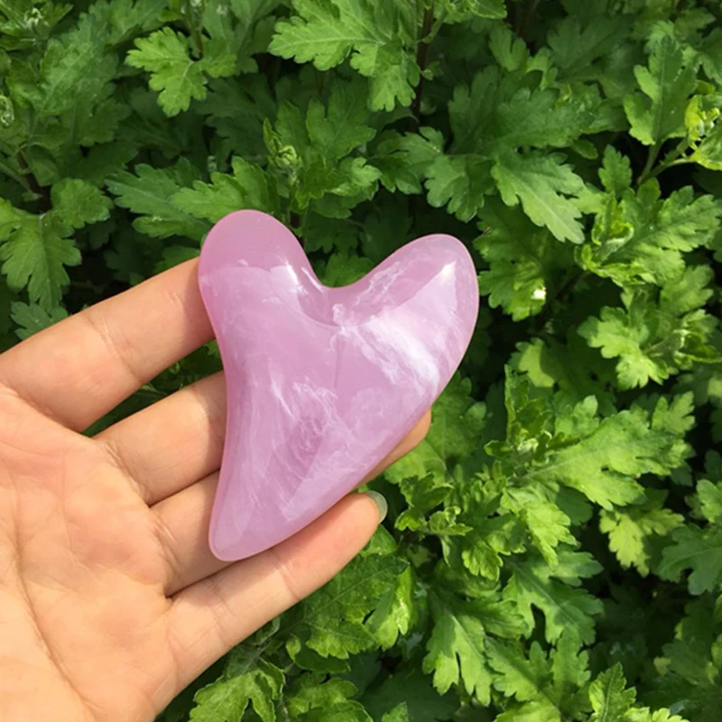 

Natural Resin Gua Sha Scraper Board Facial Muscle Relax Skin Lifting Face Thin