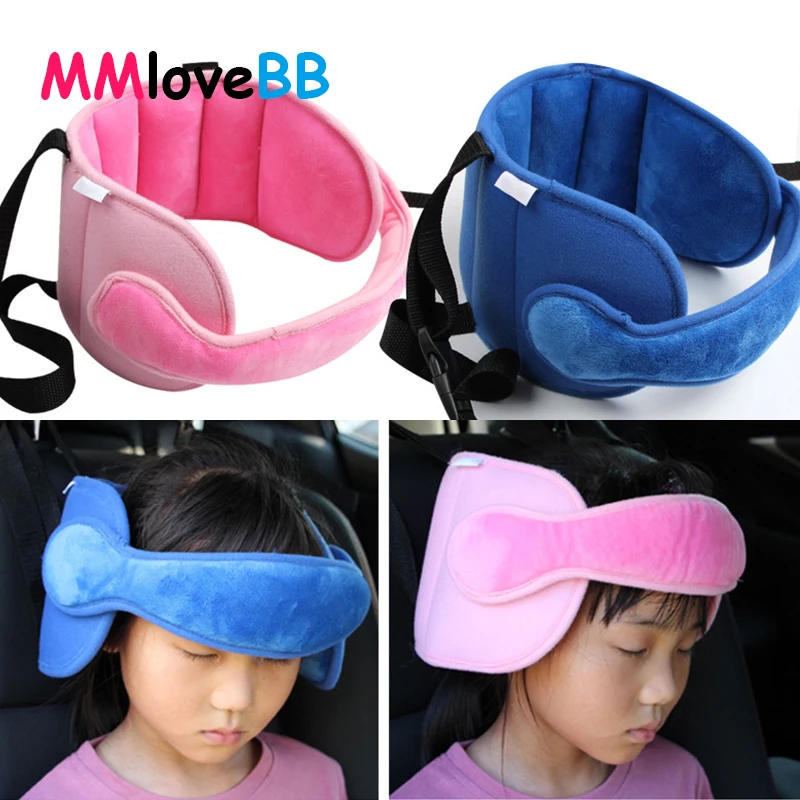 Детская подушка для фиксации головы во время сна, регулируемая поддержка шеи, защитный материал для головы, подголовник для детей в пути.