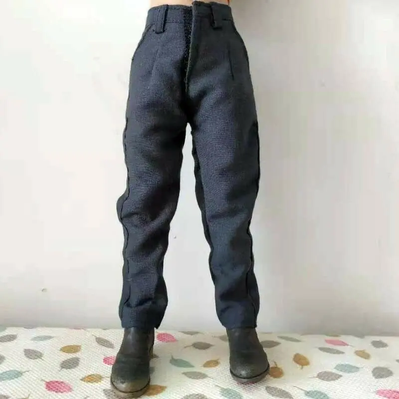 

1/6 масштаб мужской солдат повседневные брюки темно-синий комбинезон одежда модель подходит для 12 дюймовых экшн-фигурок кукла Phicen игрушки