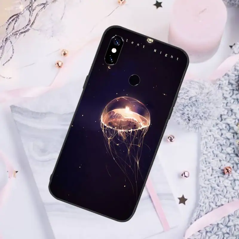 

Jellyfish Phone Case For Xiaomi Redmi note 7 8 9 pro 8T 9S Mi Note 10 Lite pro