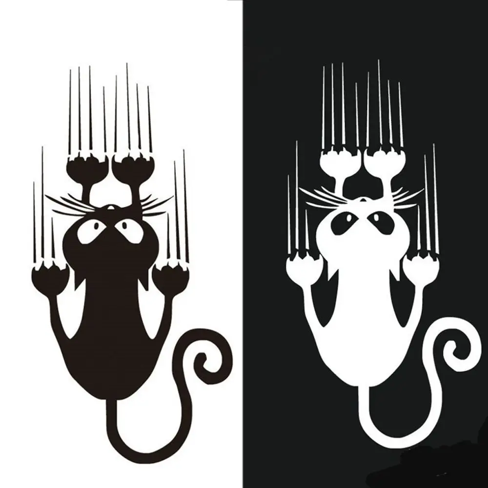 1 шт. мультфильм автомобильные наклейки с животными пленка Стекло забавные