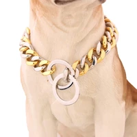 tiasir 12mm stainless steel ship chain collar dog adjustable pet accessories dog collar small medium large dog pitpull collar
