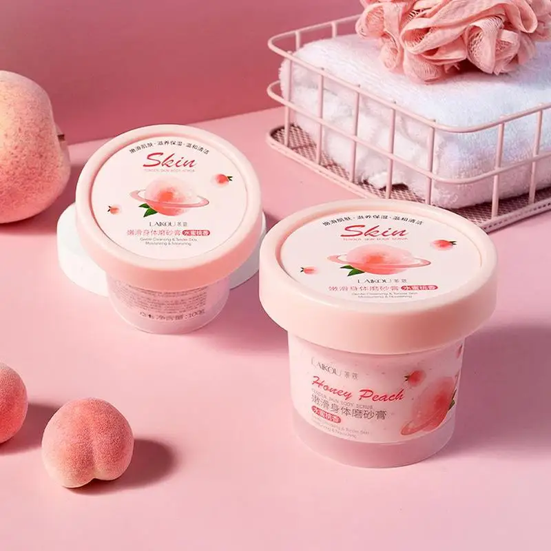 

Niacinamide Body Scrub Ice Peach Scrub Exfoliating Body Whitening Body Care New 190g