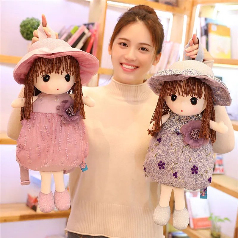 Красивая кукла 45 см мягкие игрушки для детей девочек мальчиков подарок на день