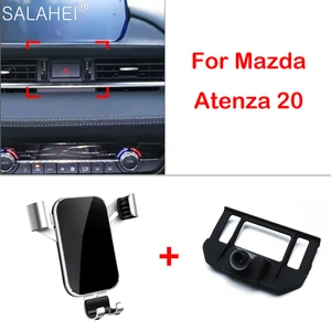 car mobile phone holder for mazda 6 atenza 2020 dashboard air vent smart phone mount bracket cellphone stand clip accessories free global shipping
