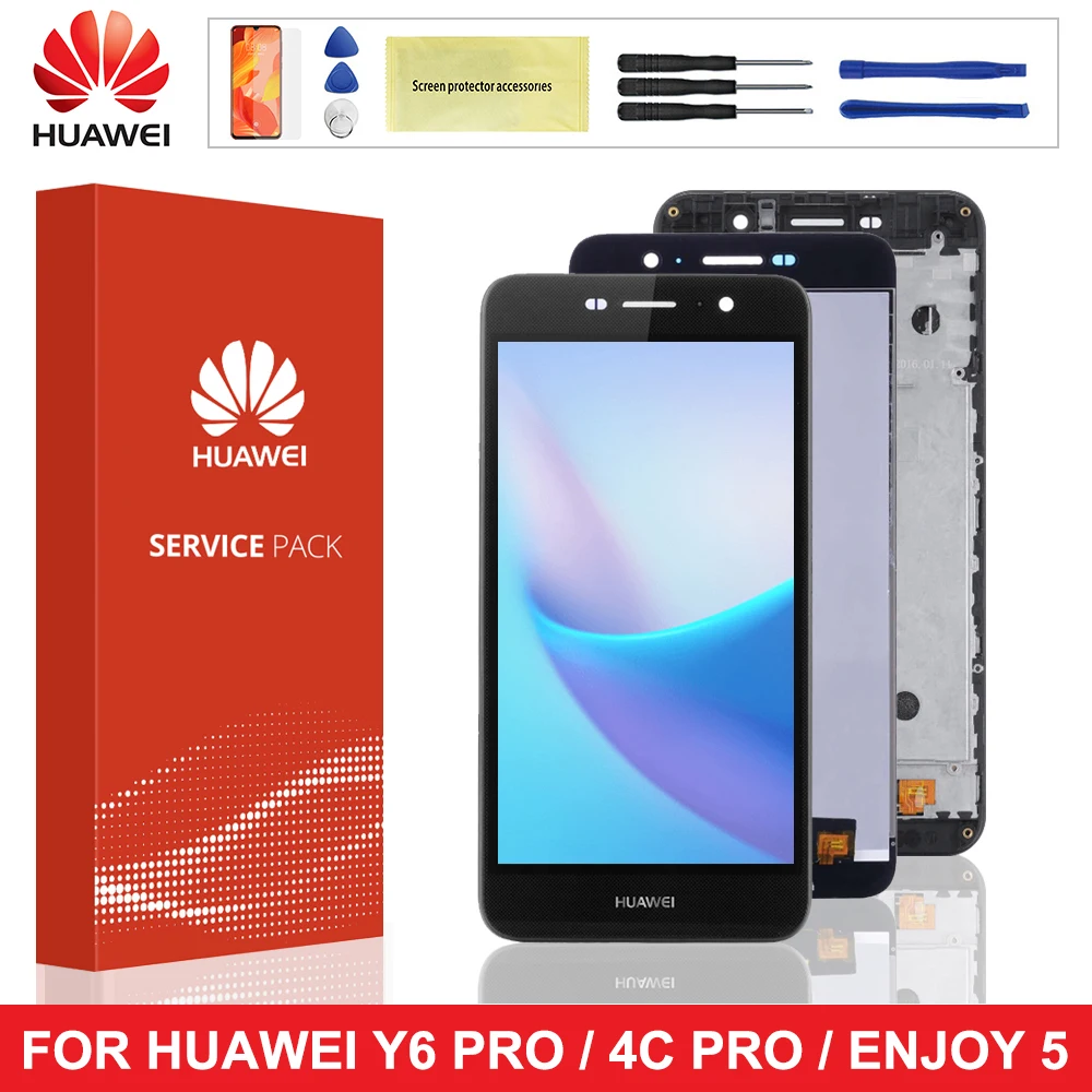 

Дисплей 5,0 ''для HUAWEI Honor 4C Pro, ЖК-дисплей с сенсорным экраном и дигитайзером в сборе с рамкой, заменяемый экран для HUAWEI Y6 Pro