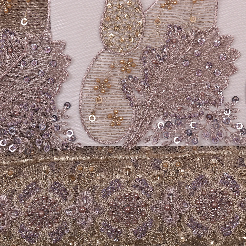 Африканская кружевная ткань высокого качества 2019 новое вышитое бисером кружево