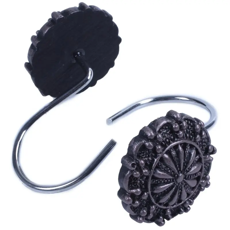 FashionResin shower curtain hooks set of 12 | Дом и сад