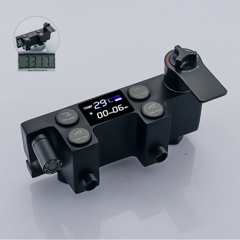 Набор для душа ванной комнаты белое золото смеситель 10 дюймов насадка цифровая