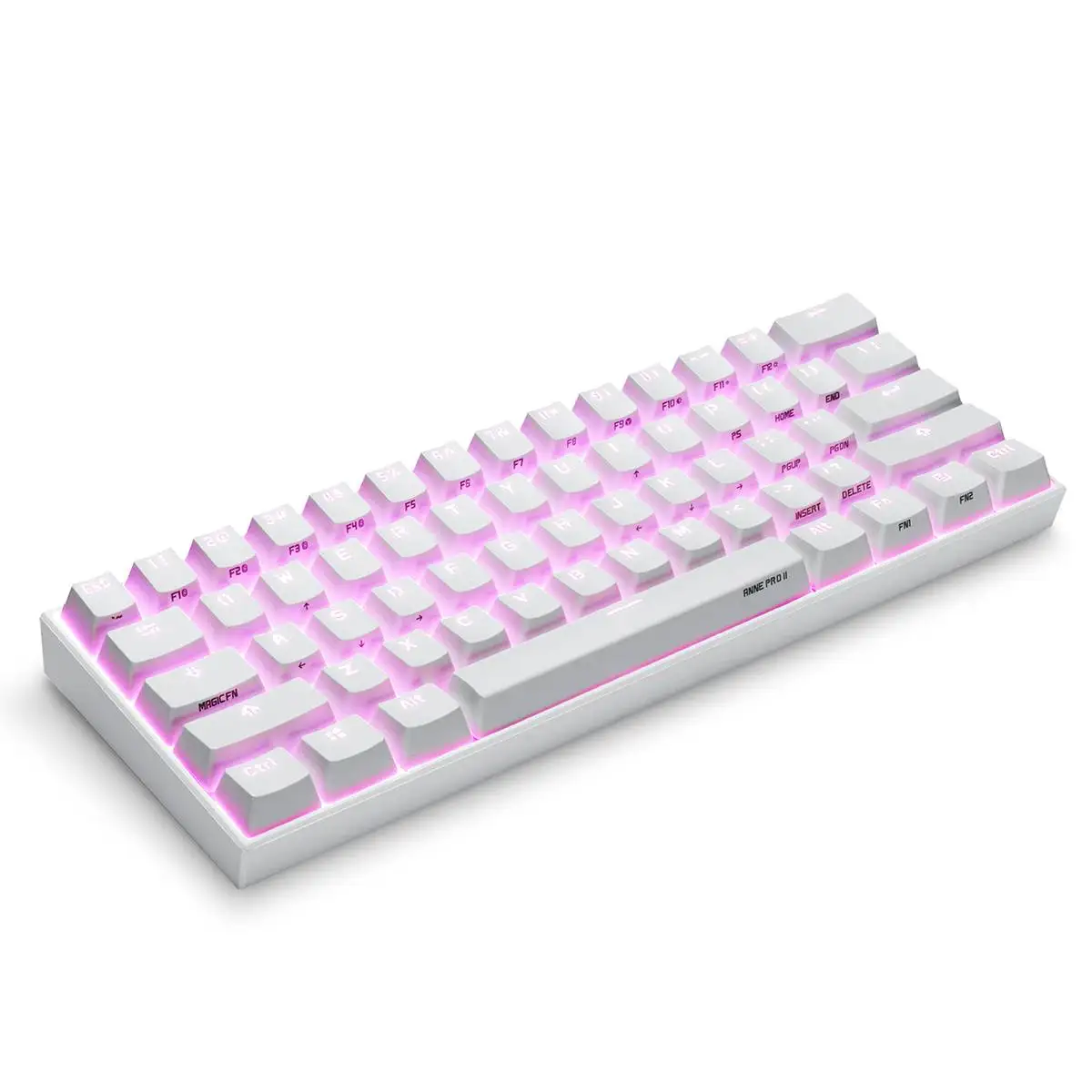 anne pro2 mini portable wireless bluetooth 60 mechanical keyboard red blue brown switch gaming keyboard detachable cable free global shipping