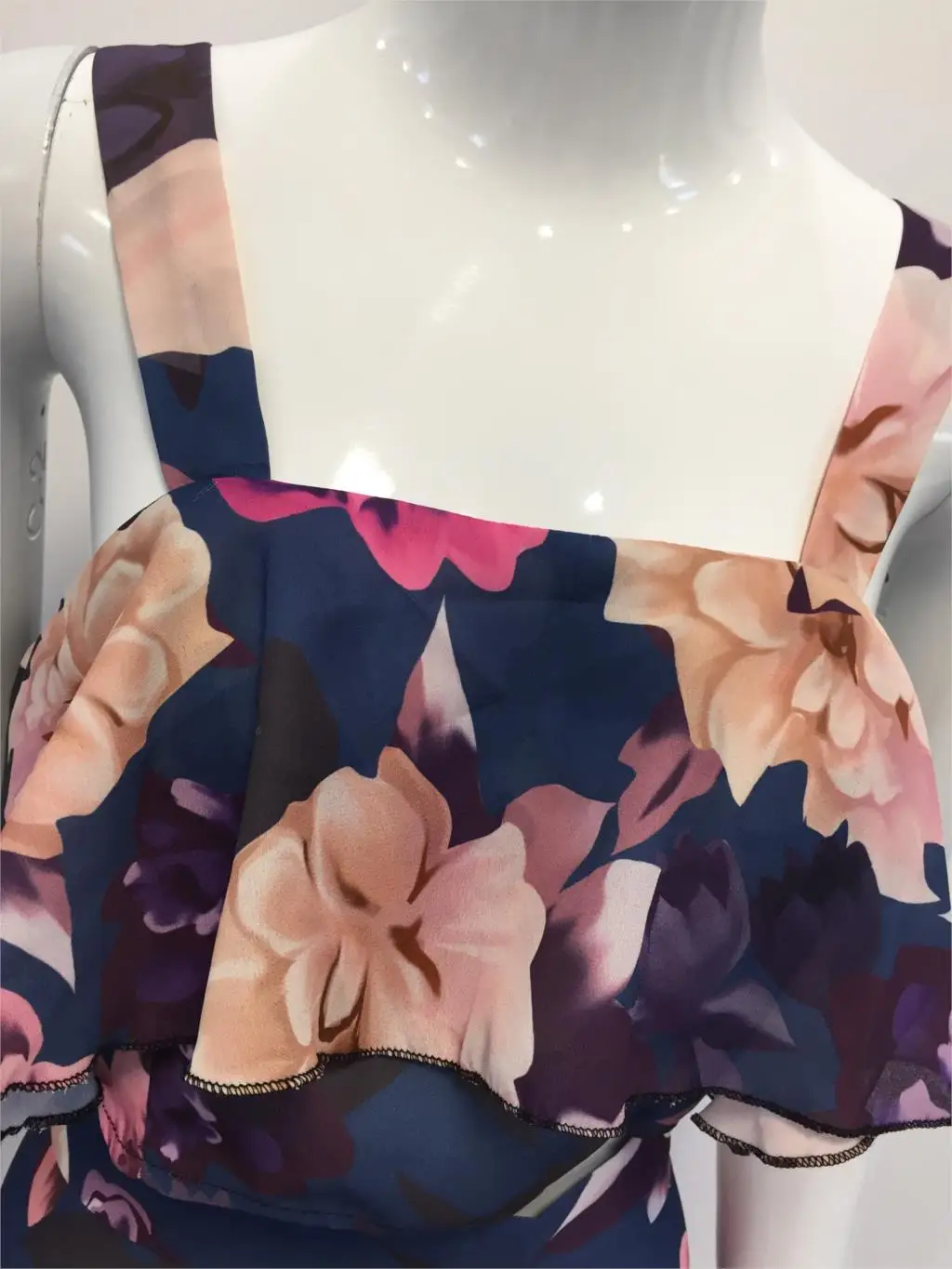 Boho Новый сексуальный женский шифоновый комплект из двух предметов укороченный