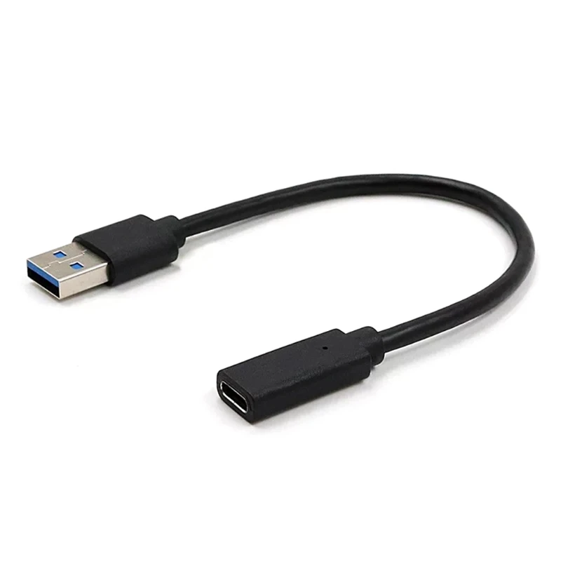 Cable adaptador USB 3,1 tipo C hembra USB 3,0 macho convertidor de...