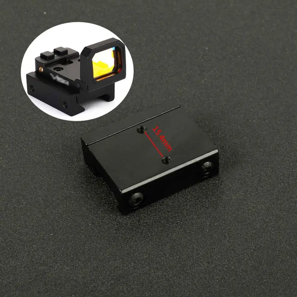 Тактический RMR Red Dot Sight Low Picatinny Rail Mount Base Adapter для Trijicon Vism Hunting Airsoft Caza|Кронштейны и
