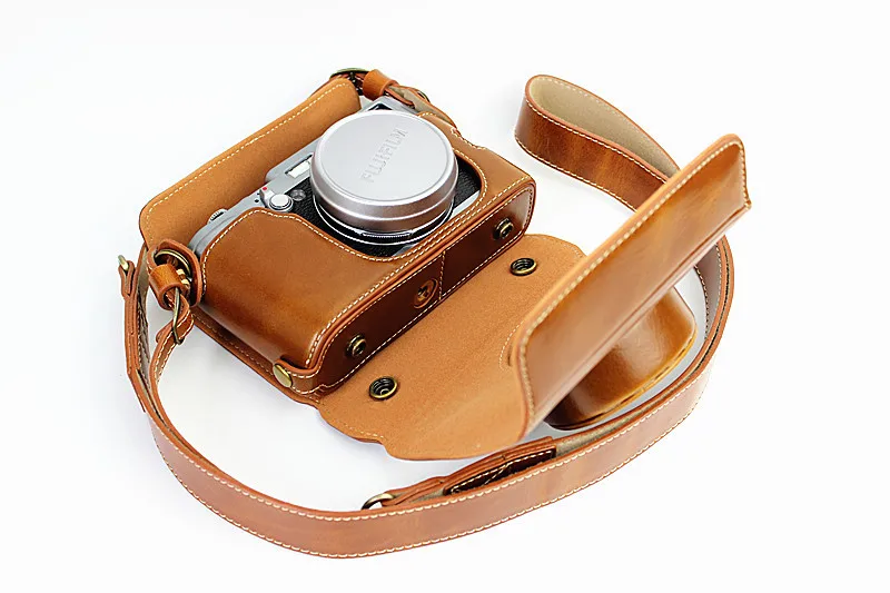 Роскошный чехол для видеокамеры Fujifilm X100 X100S из искусственной кожи сумка