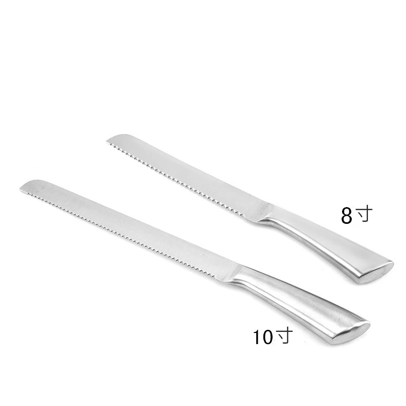 Нож для хлеба из нержавеющей стали с полыми ручками инструмент выпечки зигзаг