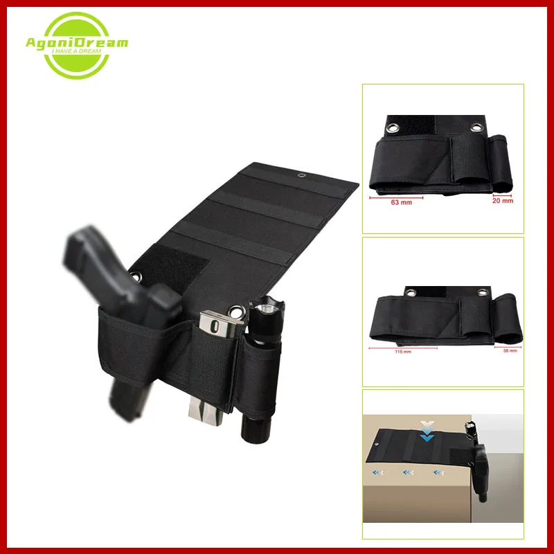 

Seat Pistol Holster Mattress Bed Hidden Gun Box Pistol Holster Safe To Go Out Oxford Cloth Concealed Durable Beretta Glock