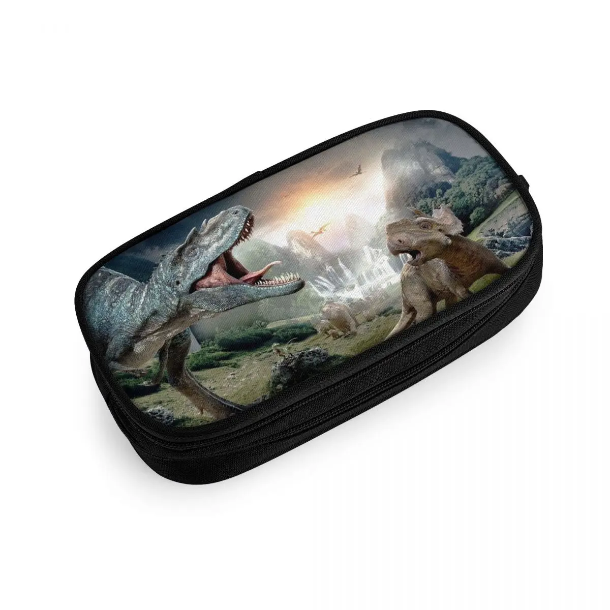 Case Cosmetic Bag Dinosaur  Zipper Makeup Boxteens School Supplies Pencil Holder