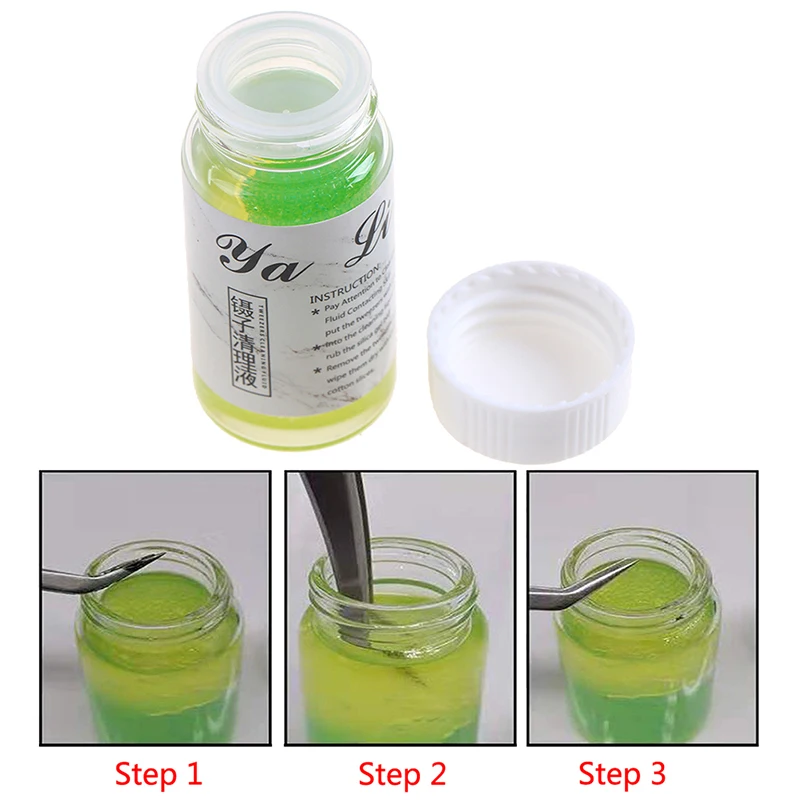 

20ML Professionele Wimper Extension Pincet Reinigen Met Lijm Remover Vloeistof Spons Bal Wimpers Extension Cosmetica Tool