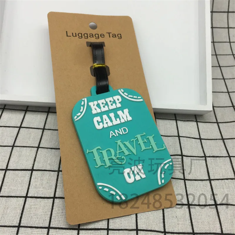Дорожные аксессуары ярлык для багажа Keep Calm модная женская бирка чемодана из