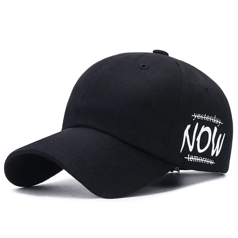 

Street Fashion Embroidery NOW Letter Cotton Soft Sport Adult Caps Baseball Men&Women Solid Color Cap Outdoor Gorras Bone Hats