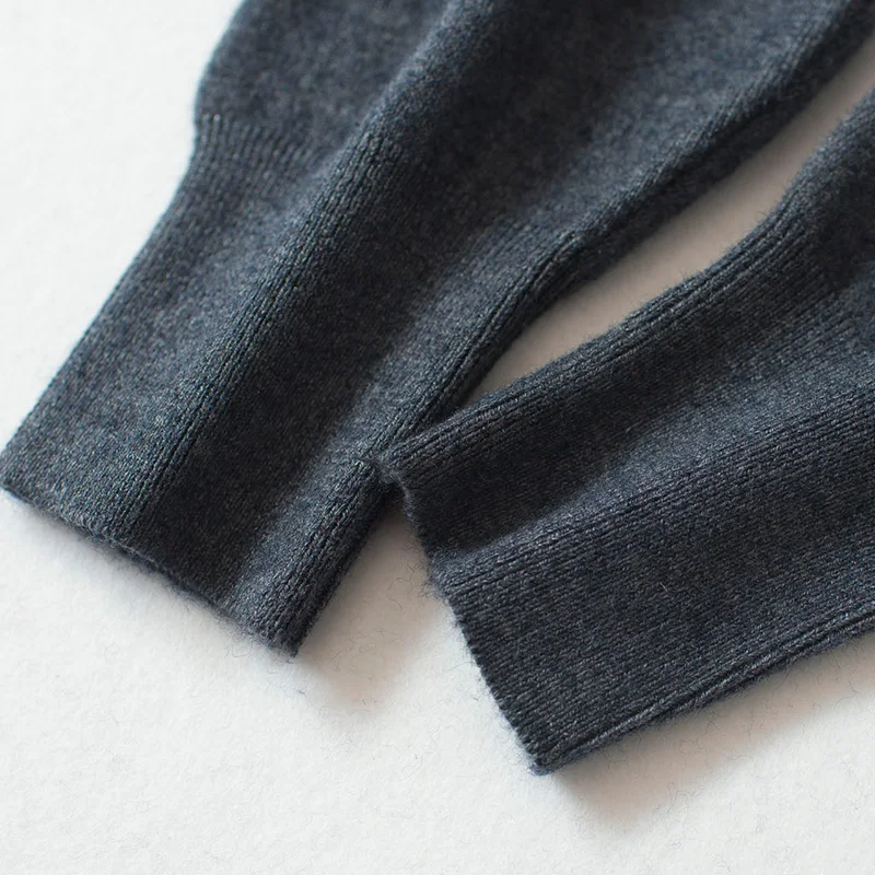 Мужские трикотажные брюки YSC теплые из смесового кашемира и шерсти длинные штаны