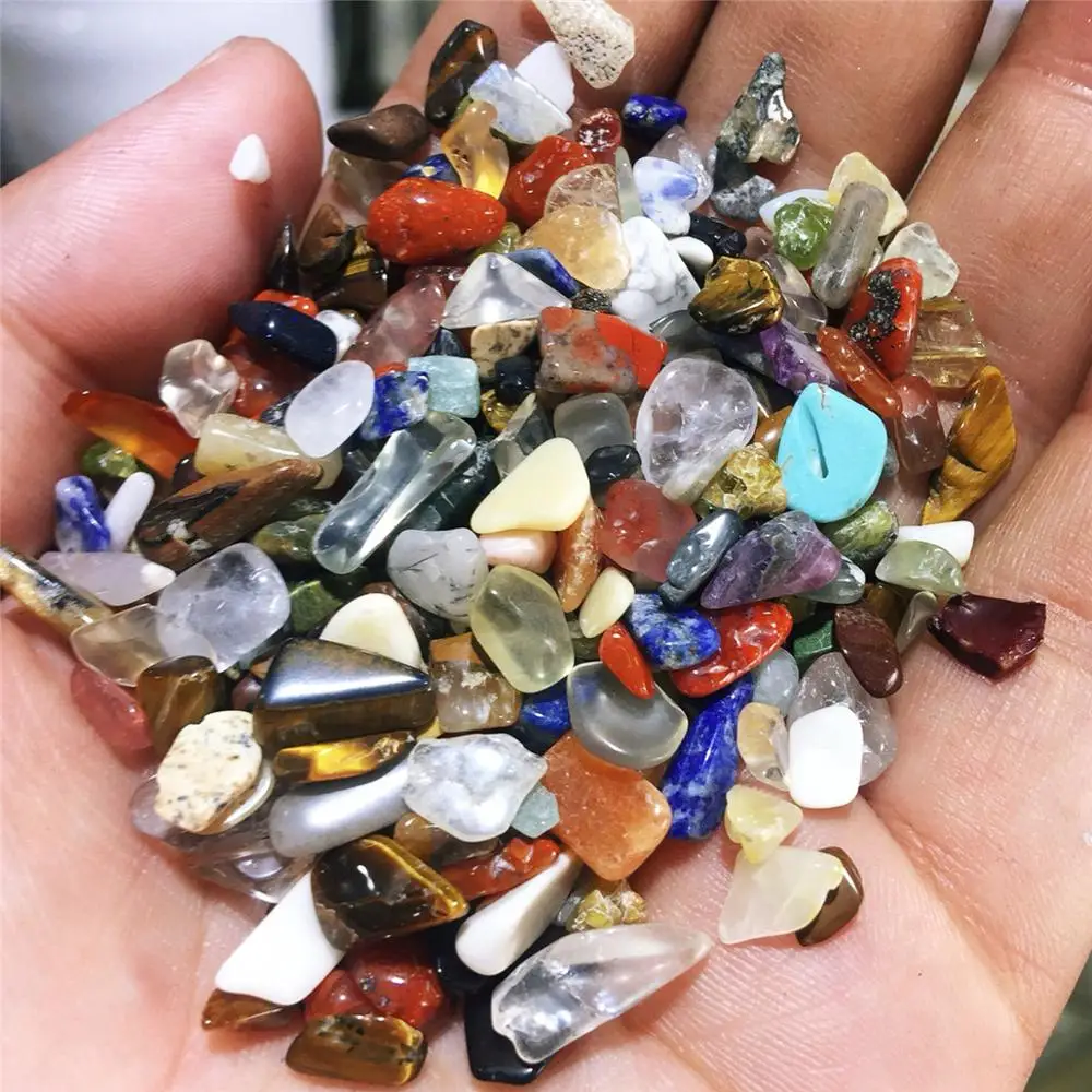 100 г натуральный семь драгоценных камней кристаллический кристалл исцеляющий