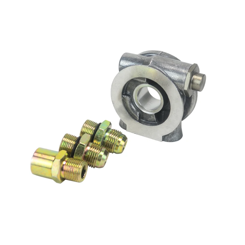 Масляный фильтр PQY - Oil Cooler сэндвич-пластина адаптер термостата 3/4 дюйма 16-UNF с