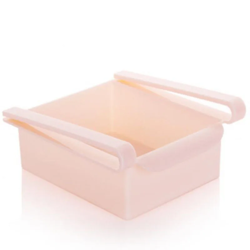 Пластиковый скользящий Мини-ящик стойка для хранения в холодильнике органайзер