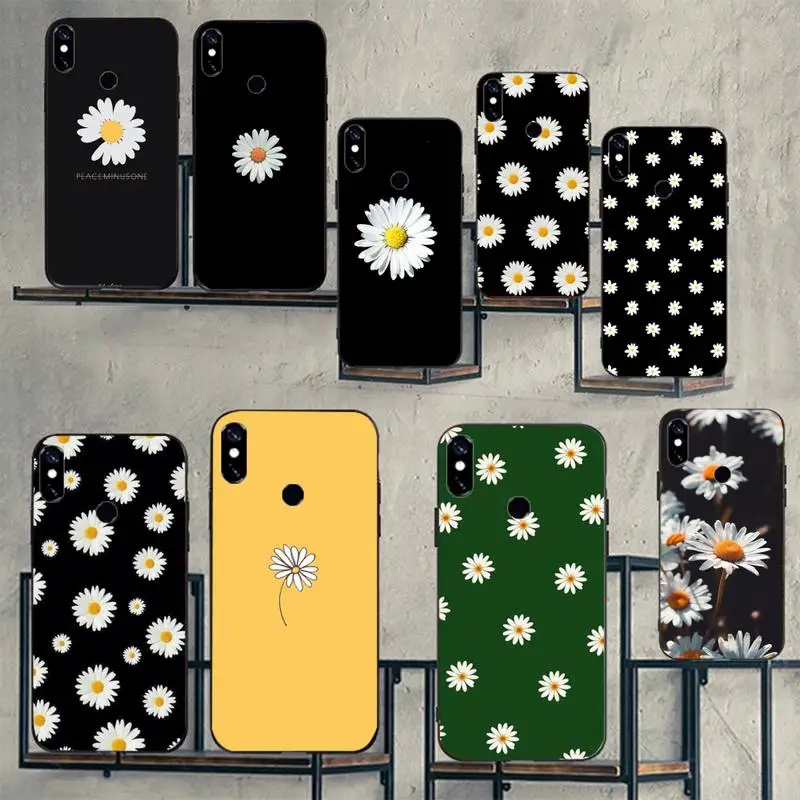 

Daisy Sunflower Floral Phone Case For Xiaomi Redmi 7 8 9t 9se k20 mi8 max3 lite 9 note 9s 10 pro