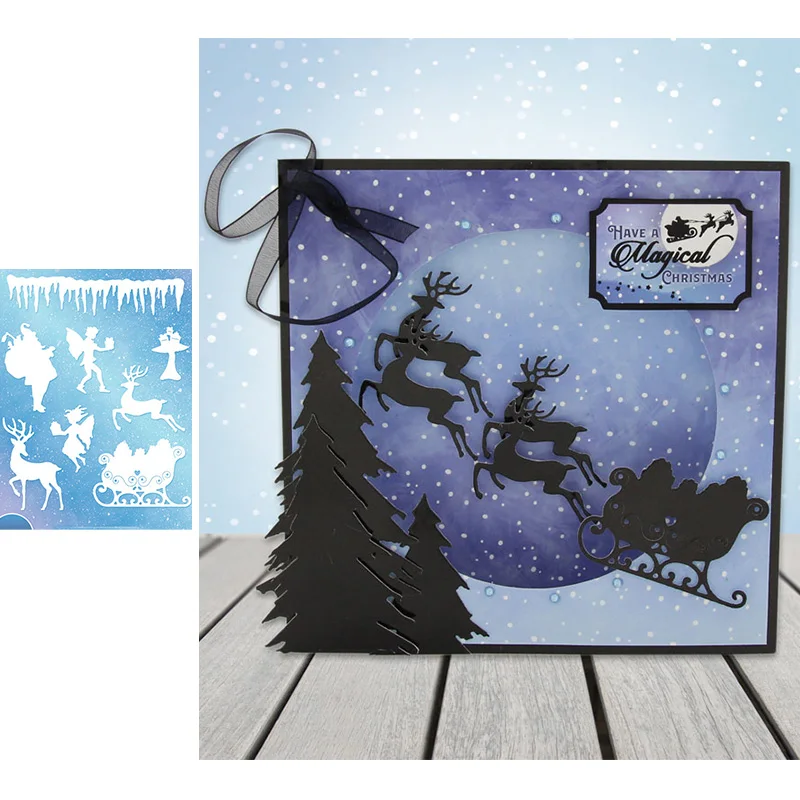 Металлические Вырубные штампы для скрапбукинга и изготовления открыток с