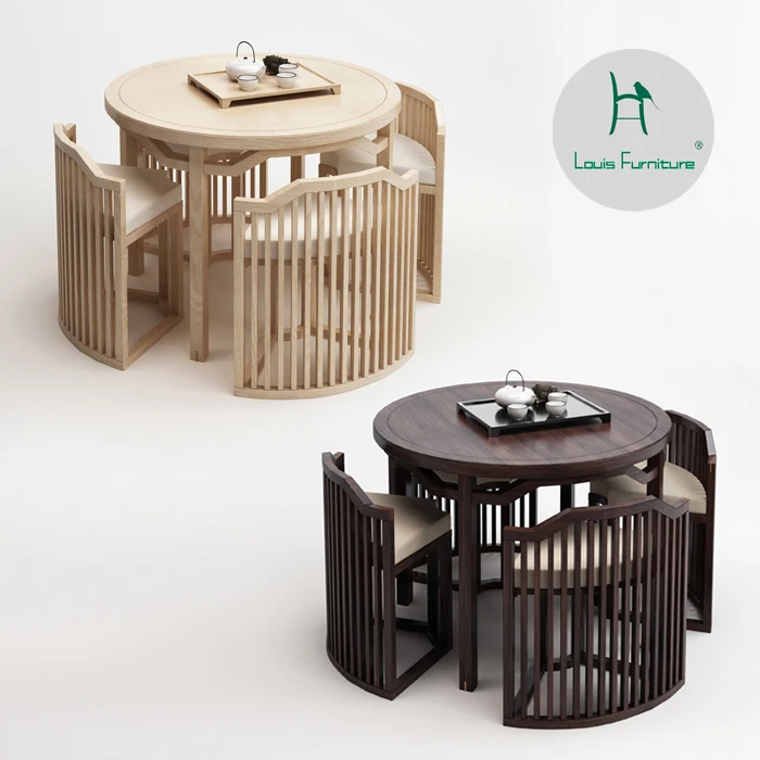 Луи Мода кафе столы Новый китайский стиль и стулья в сочетании современный