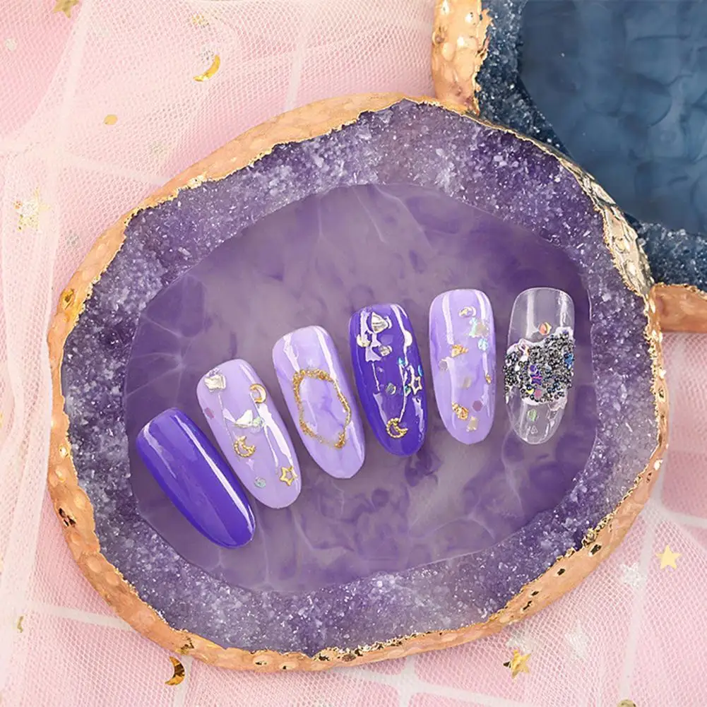 

Nail Palette Multifunctional Eco-friendly Resin Color Pigment Plate for Mixing Foundations
