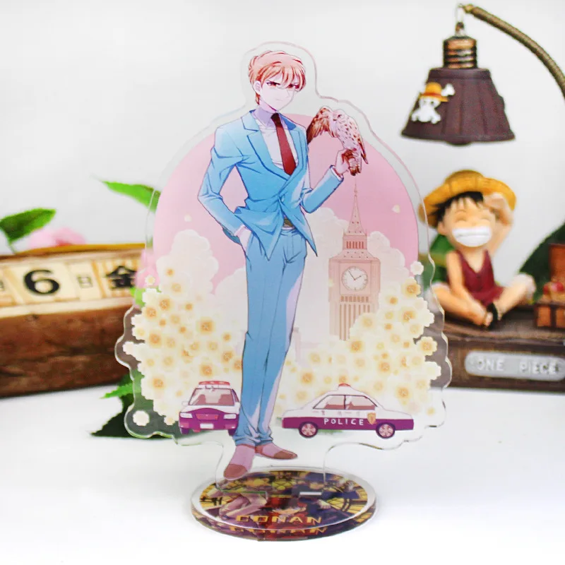 Фигурка Detective Conan из аниме высотой 16 см из акрила в виде подставки модели игрушки для косплея, украшения или коллекции подарков.