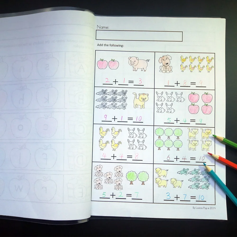 92 шт. ферма тема Забавный детский сад английская книга для занятий алфавитом