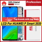 100% Оригинальный 6,21 ''IPS дисплей с рамкой для Huawei P Smart 2020 POT-LX1A LCD сенсорный экран дигитайзер Запасные части