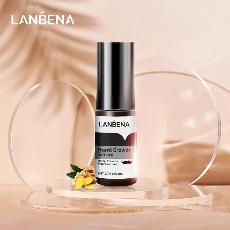

Сыворотка для роста бороды LANBENA, густая, более утолщенная, мягкая для ухода за бородой, масло для мужчин, товары для ухода за бородой