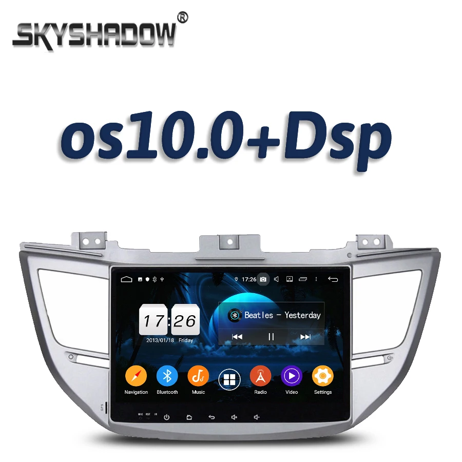 DSP IPS Android 10 2 ГБ + 16 Гб 4 ядра автомобильный DVD плеер GPS карта RDS радио wifi Bluetooth 5 0 для