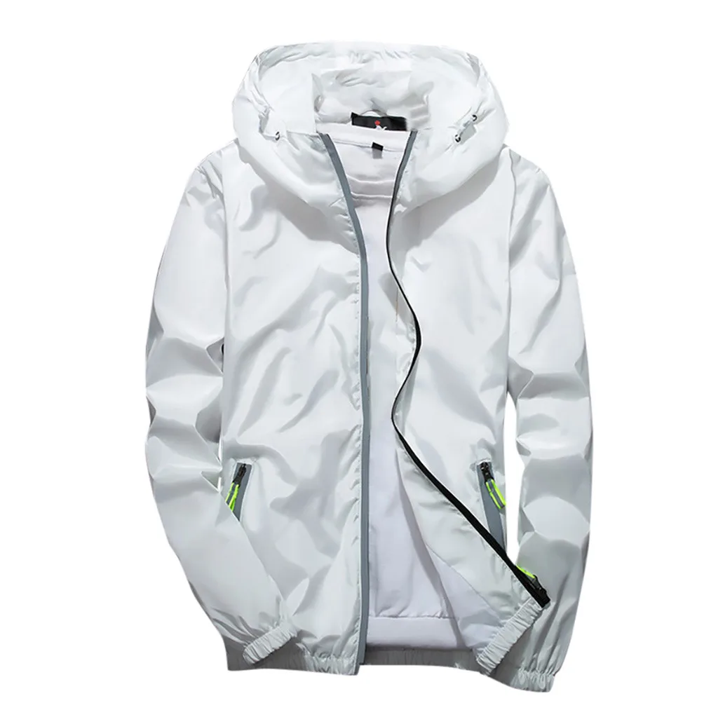 KANCOOLD Windbreaker Running Jacket Man/Woman Sport Hoodie Spring/Autumn Outdoor Windproof Winter Coat Sportswear Male 95 | Мужская