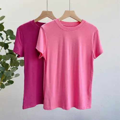 

T Shirt Women Clothes 2020 Fashion Tee Top Fashion Cotton Ladies Tee red Shirt