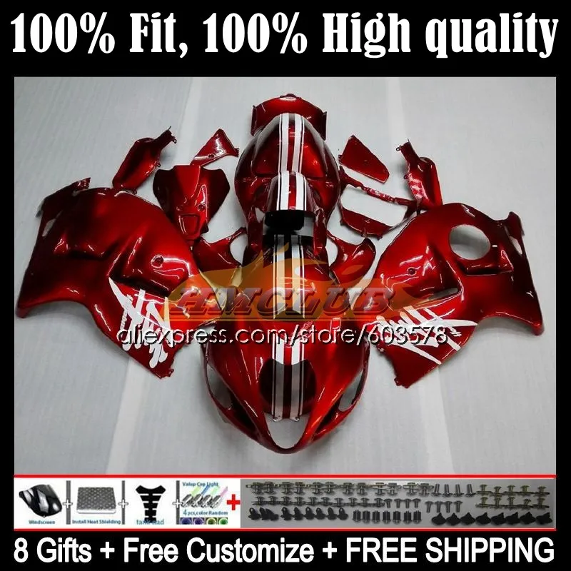 

Инъекция для SUZUKI Hayabusa GSXR1300 96 97 98 99 00 01 20CL.1 GSXR 1300 CC 2002 2003 2004 2005 2006 2007 обтекатель жемчужно-красный
