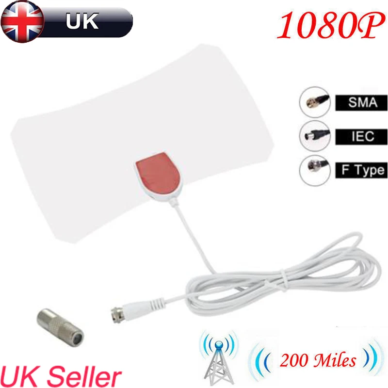 

50 Mile Range 1080P Mini Antenna Indoor HD Digital HDTV TV Antenna