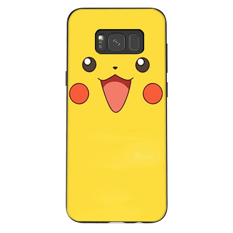 B2 Мобильный чехол для телефона из ТПУ для Samsung Galaxy S6 S7 край S8 S9 S10 S10E Plus Note 8 9 M10 M20 M30 M40 чехол с изображением покемона Пикачу, детская - Цвет: B2