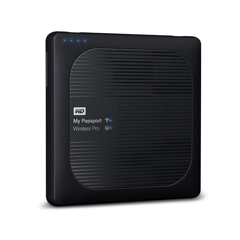 Оригинальный внешний жесткий диск Western Digital WD 4 ТБ 3 2 My Passport Wireless Pro Wireless- WiFi USB 0 |