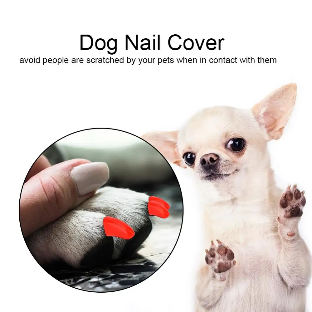 100 шт. мягкая ПВХ лапа для домашних собак колпачок когтей обертка аксессуары