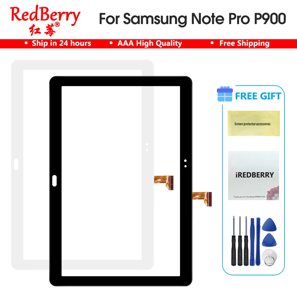 12 2 P900 P901 P905 для Samsung Galaxy Note Pro сенсорный экран дигитайзер сенсор запасная Передняя