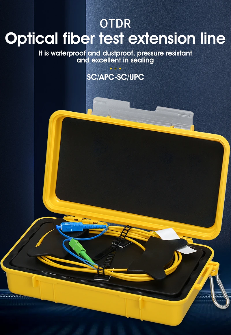 

SC/UPC - SC/APC OTDR Dead Zone Eliminator, оптоволоконные кольца, волоконно-оптический OTDR Launch Cable Box SM 1310/1550nm Бесплатная доставка